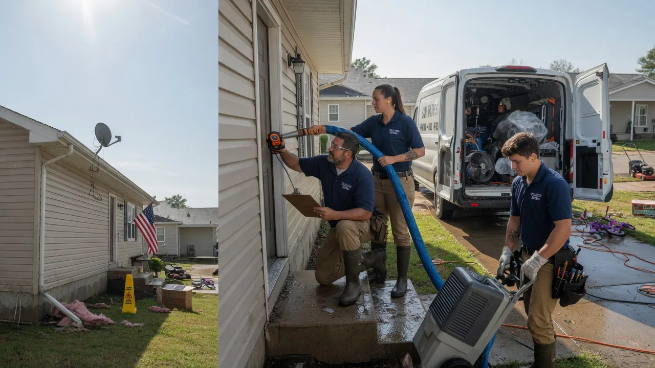 Ceiling Water Damage Restoration in Xenia, OH near me